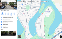 Captură de ecran de pe Google Maps, cu poziționarea adresei strada Plumbuita nr. 60 din București.