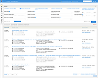 Captură de ecran pentru platforma online SEAP (www.e-licitatie.ro), pagina unei căutări pentru toate anunțurile de achiziții publice lansate de Administrația Domeniului Public Sector 2, începând cu data de 1.10.2020 și până în prezent. În imagine se pot vedea o parte din filtrele disponibile pentru căutare.