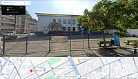 Captură de ecran de pe Google Maps, cu școala gimnazială nr. 135, de pe Calea Ferentari nr. 72. Imagine din iulie 2023.